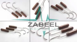 Wire Passer Small Medium Large Fiber Handle Set of 3 Pcs Orthopedic Instruments