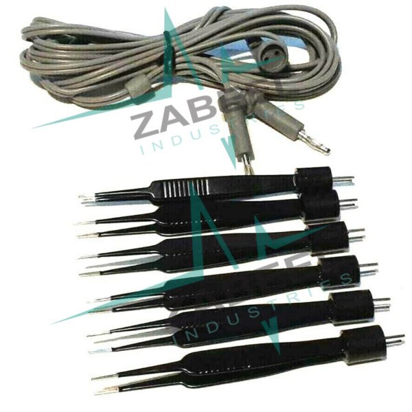 6 X American Jewellery Forcep 11cm Tip 1mm + 3 MTR Cable Veternary Implants CE