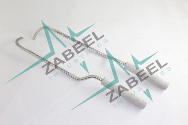 Agris Dingman Breast Dissector Left & Rigt 02 PCs Set 36 cm Blue By ZaBeel Industries