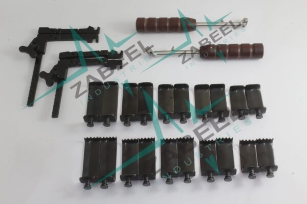 Casper Cervical Vertebral Column Retractor Frame Black color 44 PCs Set 20x45 65 By ZaBeel Industries