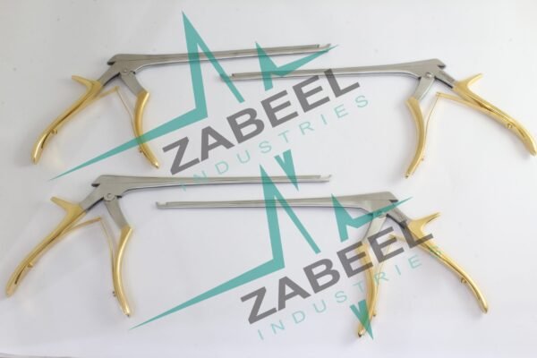 Kerrison Bone Rongeur 7 Shaft, Sizes 1mm, 2mm, 3mm, 4mm, 5mm Set of 5 Pcs By ZaBeel Industries
