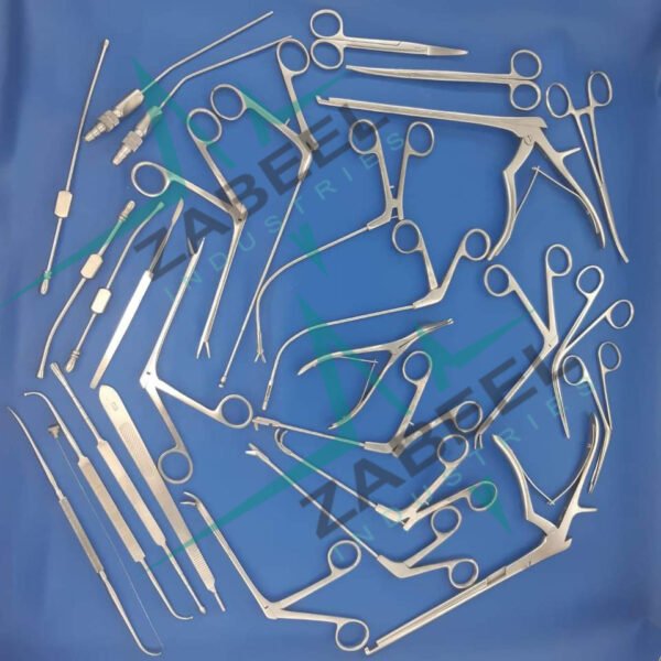 Fess Instrments Complete Set Of Endoscopic Sinus Surgery Platic Surgery Set By ZaBeel Industries