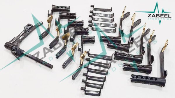 Caspar Micro Lumbar Discectomy Retractor Set Of Spinal Surgery Plasma Coated By ZaBeel Industries