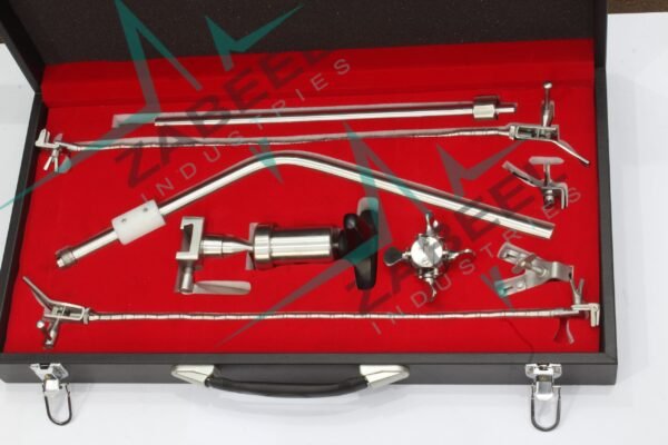 Leyla Brain Retractor Neurosurgery Flexible arms Complete Set With Wood Box By ZaBeel Industries