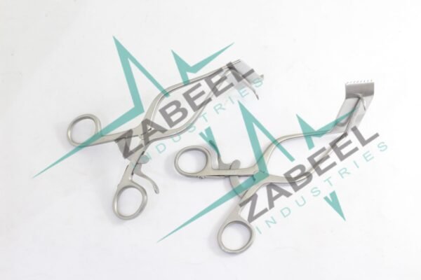 Markham Meyerding Hemi-Laminectomy Retractors 60 mm x 25 mm x 17.5 cm 2PCs L & R By ZaBeel Industries