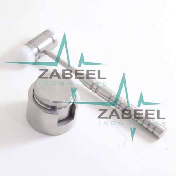 Large Bone Crusher & Mallet 02 PCs Set Dental Implant Instruments By ZaBeel Industries