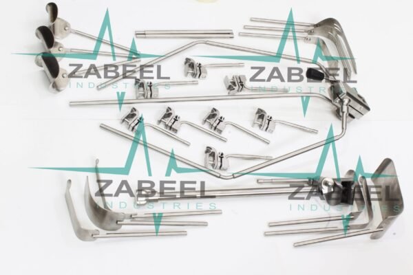 Omni Tract Adult Retractor With Wishbone Frame 23 PCs Set Surgical Instrument By ZaBeel Industries