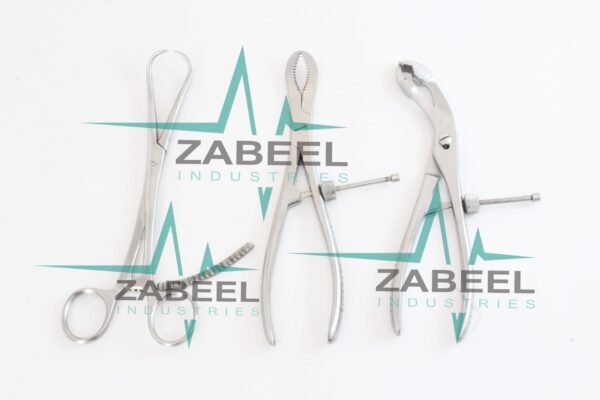 Bone Reduction Forceps Bone holding Forceps 3 Pcs kit orthopedics Instruments By ZaBeel Industries