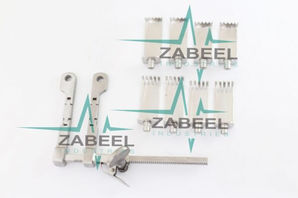 Caspar Cervical Retractor With Blades 09 PCs Veterinary Orthopedic By ZaBeel Industries