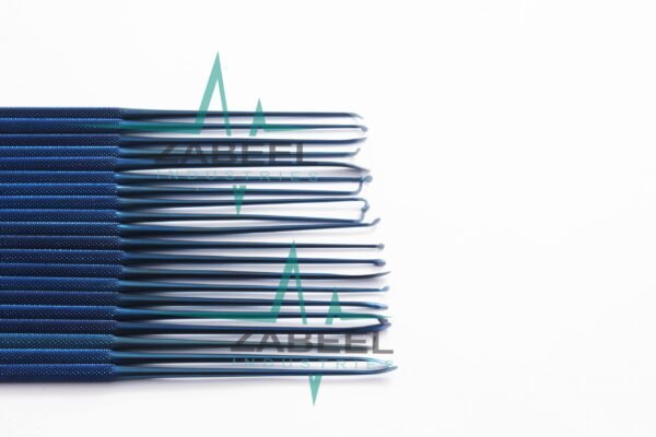 Rhoton micro dissector expanded 20 pcs set Plasma coating Titanium Blue By ZaBeel Industries