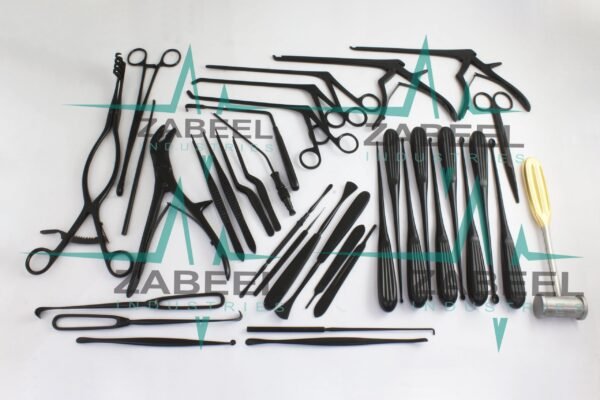 Tympanoplasty Instruments Set, Micro Ear Surgery ENT Instruments Black Coated By ZaBeel Industries