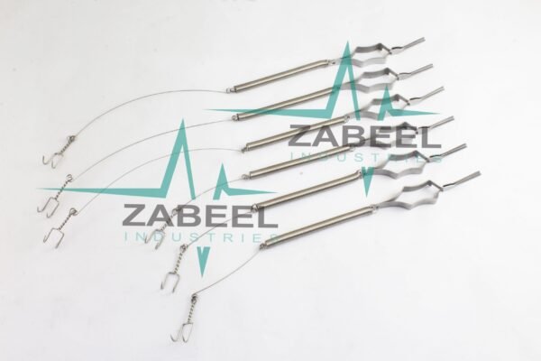 yasargil Gelea Spring Hook Length 31 cm & 41 Cm 6 PCs Set Surgical Instruments By ZaBeel Industries
