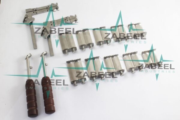 Casper Cervical Vertebral Column Retractor Frame 44 PCs Set 23 x 45 to 65 mm By ZaBeel Industries