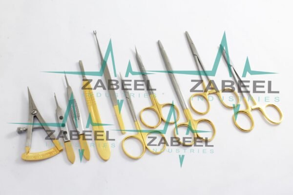 Blepharoplasty Plastic surgery instruments 10 PCs kit By ZaBeel Industries
