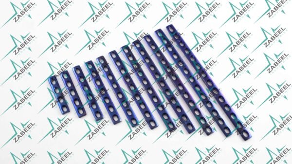 3.5mm DCP (Dynamic Compression Plate) Titanium Plates 11 PCs of Different Number of Holes by ZaBeel Industries