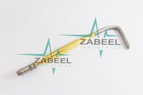 Aufricht Nasal Retractor with Fiberoptic Light 7mm Blade 16cm