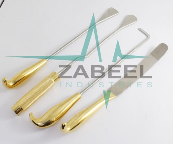 Breast dissector MacCollum Dingman Dissector Spatula 4 PCs Set