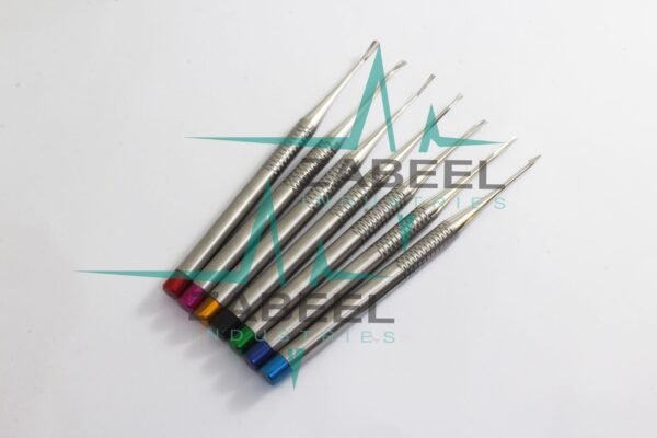 Root Elevator Luxating PDL 7 PCs Set Dental Instruments Implant Surgical By ZaBeel Industries