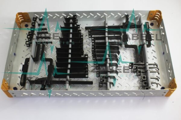 McCulloch Micro Discectomy Lumbar Retractor Black Color Aluminium Box 39 PCs Set By ZaBeel Industries