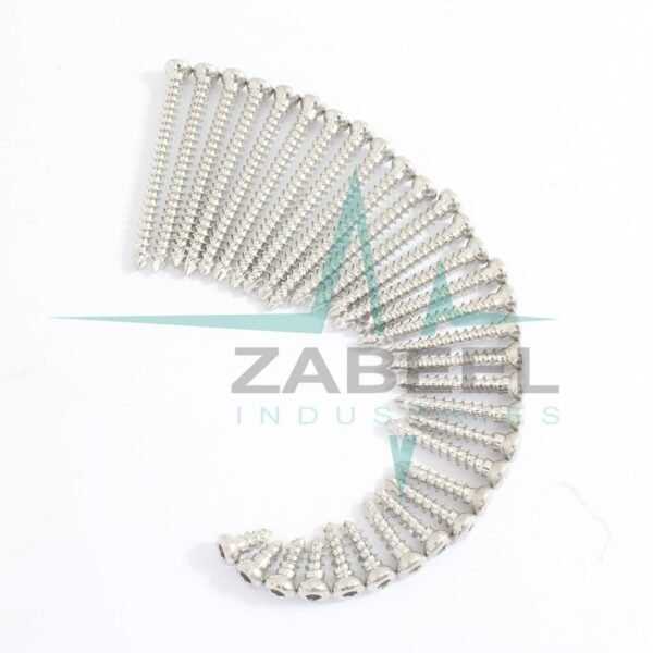 3.5mm Cortical  Cortex Screws Small Fragment Self Tapping Set 210 PCs Ortho Vet ZOS-1006