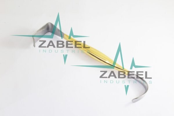 Breast Retractor Double Ended Blades w/ Teeth 38 mm x 70 mm x 31.5 cm By ZaBeel Industries