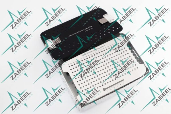 3.5mm Cortical & Locking Screws Box, Rack, Sterilization Case Almunium By ZaBeel Industries