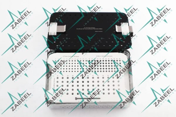 2.7mm, 3.5mm Cortical & 4.0mm Screws Box, Rack, Sterilization Case Almunium By ZaBeel Industries