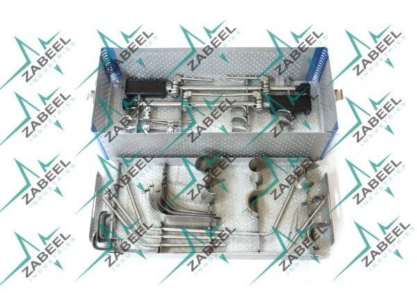 Thompson Retractor Set Surgical Instruments with Almunium Box By ZaBeel Industries