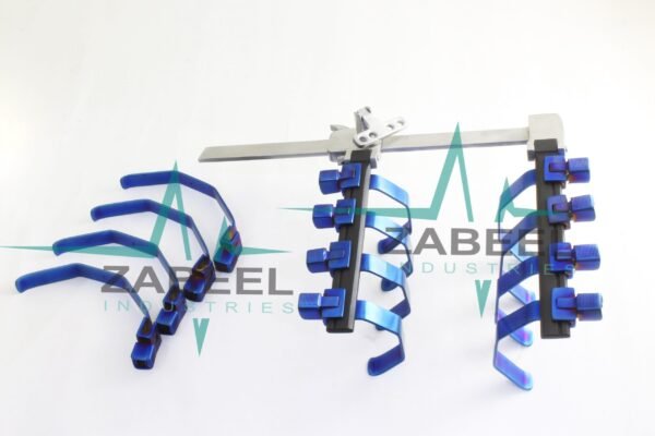 Super slide cravical Retractor Blades Blue Color 13 PC Set Veterinary Orthopedic  By ZaBeel Industries