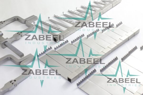 McCulloch Micro Discectomy Lumbar Retractor 38 PCs Silver Set By ZaBeel Industries