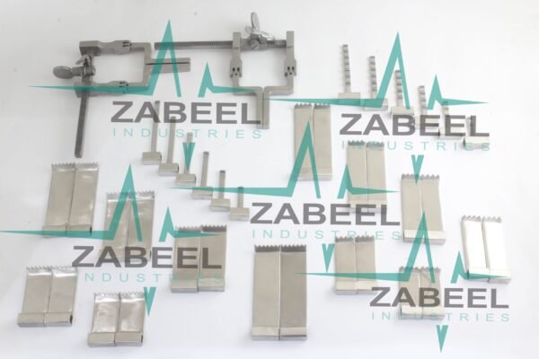 McCulloch Micro Discectomy Lumbar Retractor 38 PCs Silver Set by ZaBeel Industries