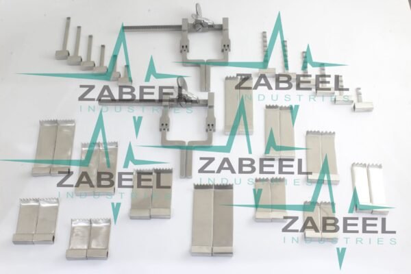 McCulloch Micro Discectomy Lumbar Retractor 38 PCs Silver Set by ZaBeel Industries
