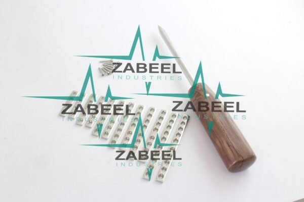 2.7mm DCP (Dynamic Compression Plate) & Cortical Screws & Screw Driver Set of 133 Pcs Ortho/Vet Instrument by ZaBeel Industries