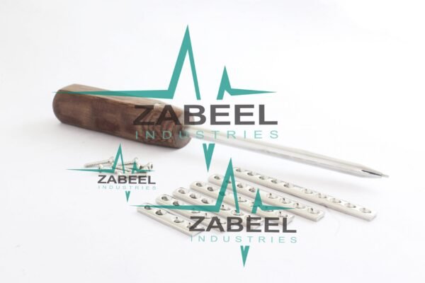 2.7mm DCP (Dynamic Compression Plate) & Cortical Screws & Screw Driver Set of 117 Pcs Ortho/Vet Instrument by ZaBeel Industries