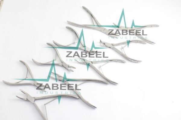 Bone Rongeurs 9 PCs Set Stainless Steel Surgical Orthopedic Instruments By ZaBeel Industries
