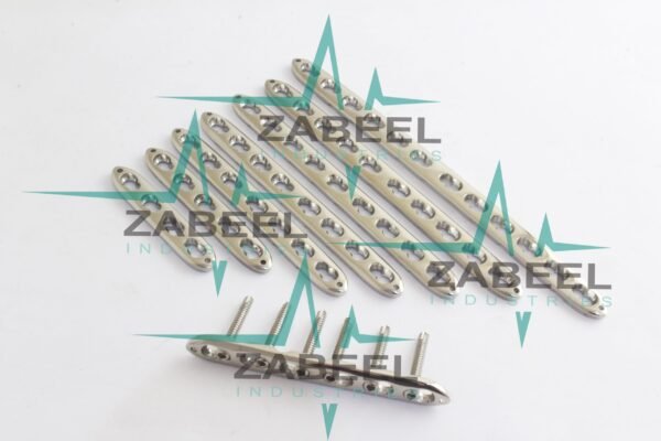 3.5mm LCP (Locking Compression Plate ) 08 Plates Set Small Fragments by ZaBeel Industries