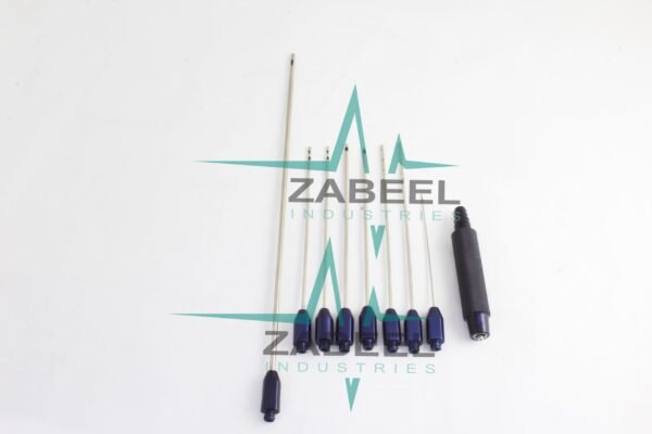 Luer lock connector syringe Cannula 9 PCs Set Plastic surgery Lipo Cannula By ZaBeel Industries