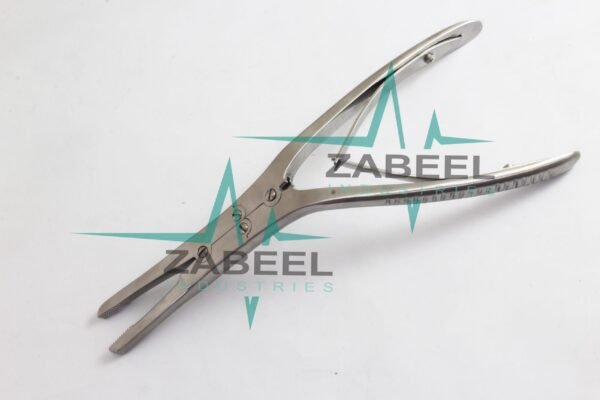 Morselizer Rubin Septal Forceps Angled 20 cm Plastic Surgery Instruments By ZaBeel Industries
