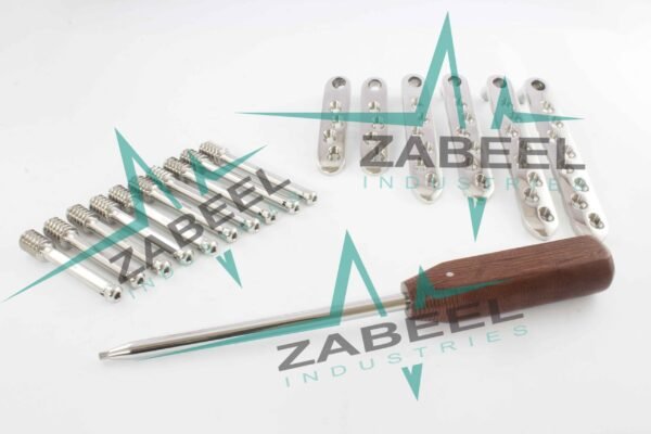 DHS 135° locked plates With Screws of 12.5mm (17 PCs set) Surgical & Orthopedic