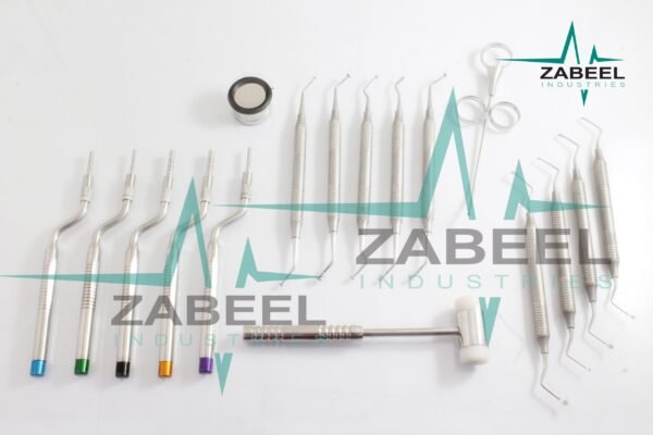 Dental Implant Sinus Lift Kit Osteotomes Mushroom Elevators Bone Mallet Well ZI