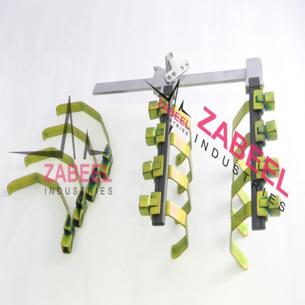 Super slide cravical Retractor Blades Gold Color 13 PCs Set