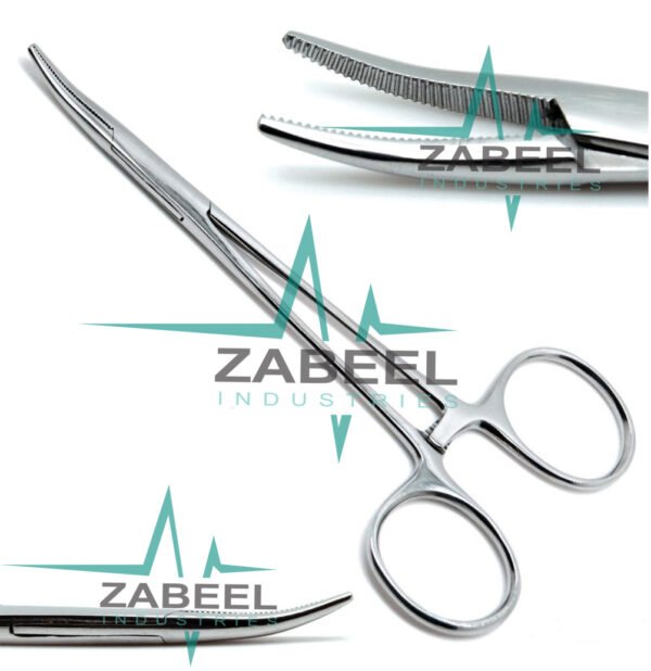 Mosquito Forceps 5 Hemostatic Forceps Curved Locking Handle Stainless Steel Surgical Instruments By ZaBeel Industries