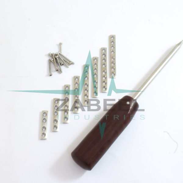 1.5mm DCP Bone Plates & Cortical Screws Self Tapping Set of 91 PCs OrthoVet ZPS-5061