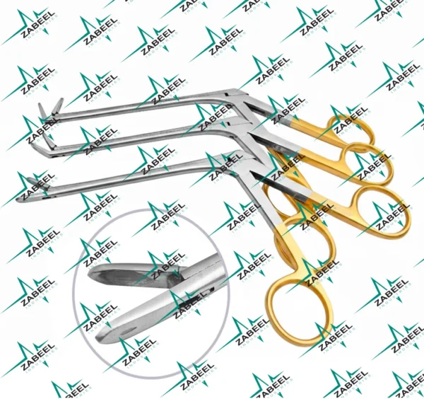 3 Weil-Blakesley Nasal Forceps 5″ Shaft 4x12mm Pointed Fenestr Cup Rhinology Instruments By ZaBeel Industries