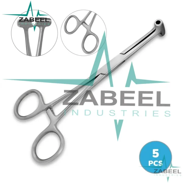 5 Pcs Pratt Smith Hemostatic Forceps 6″ T-shaped Jaws with Delicate Serration By ZaBeel Industries