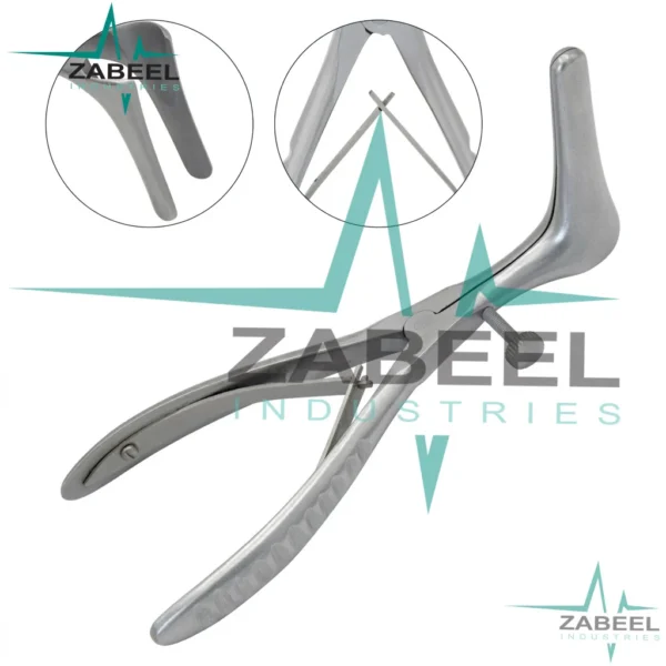 2 Cottle Septum Nasal Speculum Set 6″ Blade 2″ (50mm) Medium By ZaBeel Industries