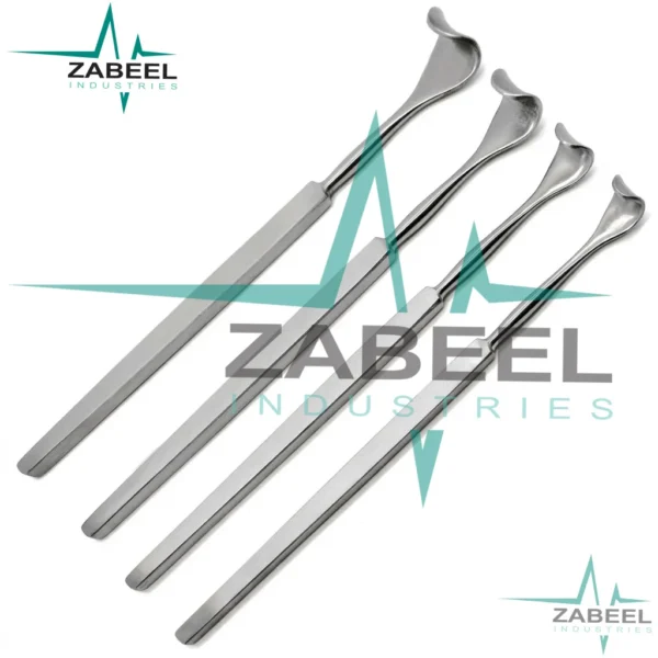 4 Pcs Desmarres Lid Retractor Set 5.5″ Size 11mm, 13mm, 15mm, 17mm By ZaBeel Industries