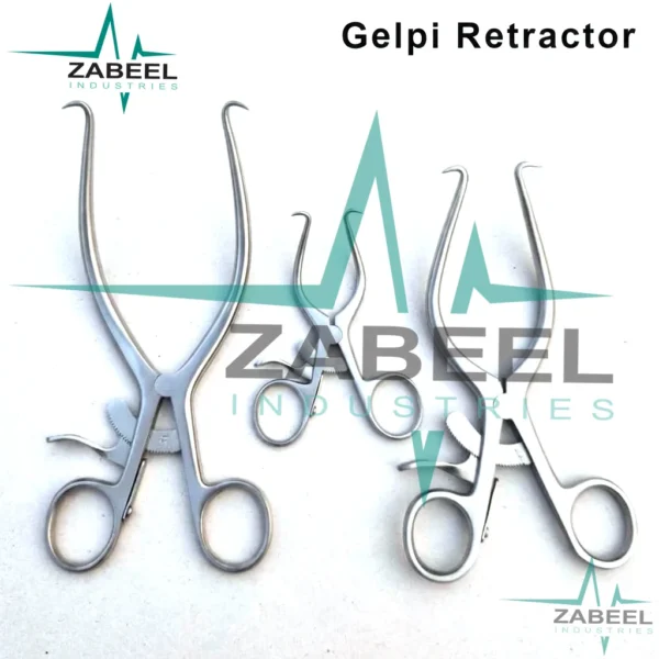 3 Pcs Gelpi Retractors 3.5", 5.5", 7" Sharp Point Surgical Veterinary Instrument By ZaBeel Industries