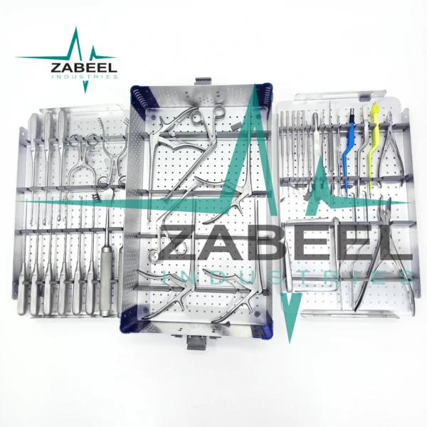 Lumbar spinal laminectomy Spine Surgery set with Sterilize Box Orthopedic ZaBeel Industries