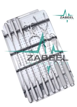 Lumbar spinal laminectomy Spine Surgery set with Sterilize Box Orthopedic ZaBeel Industries